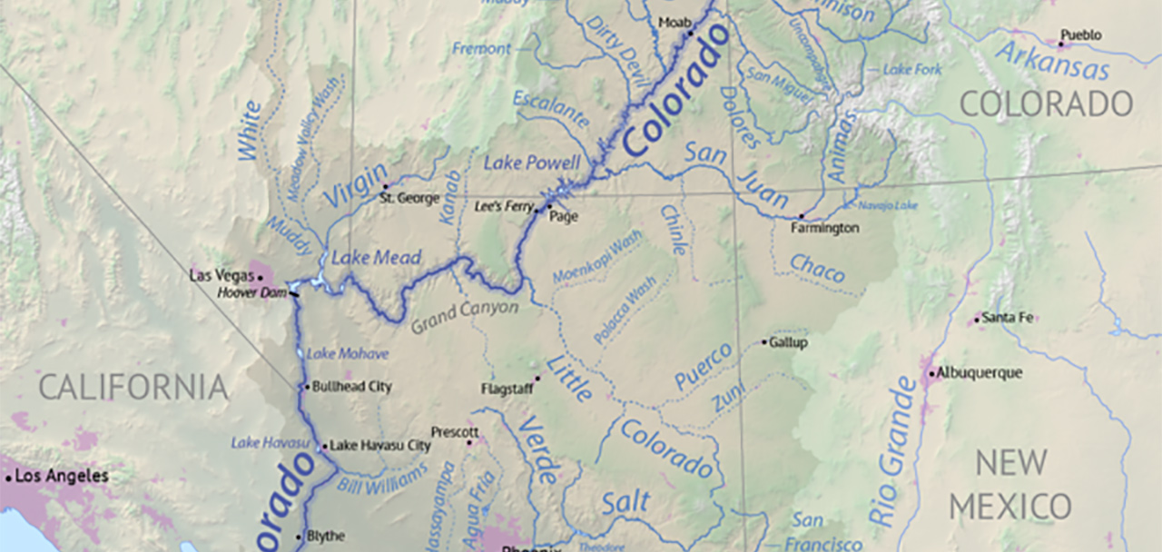 Colorado River map